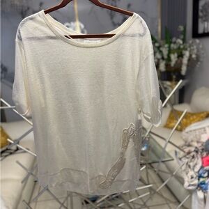 Zara white blouse